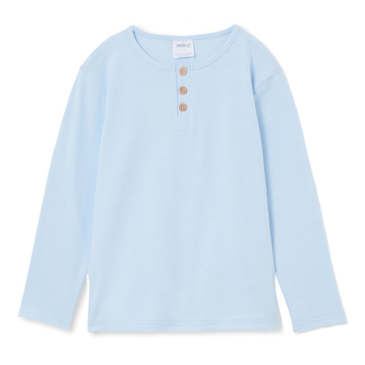 Milky Henley - Blue