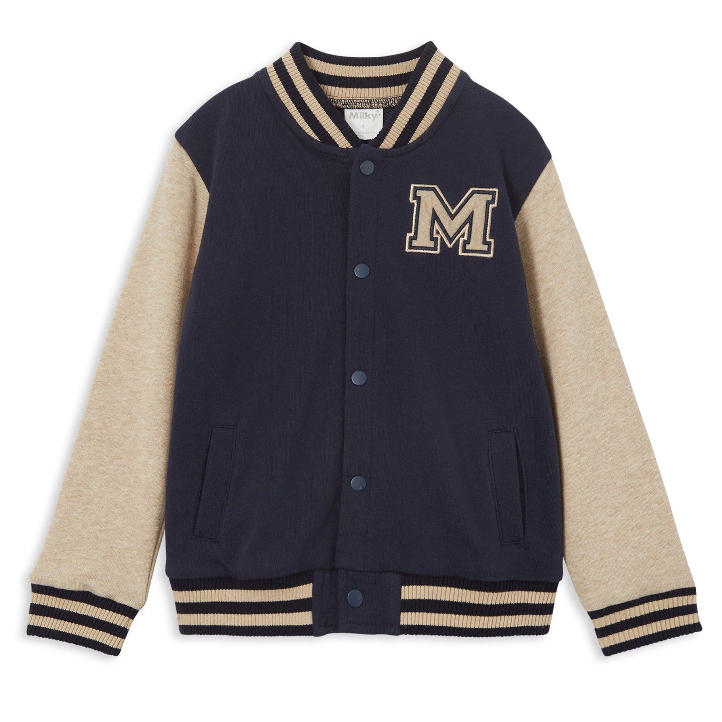 Milky Varsity Jacket