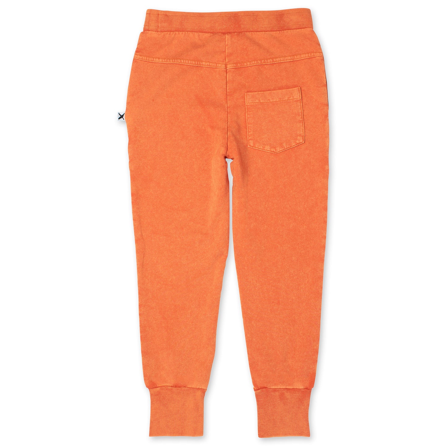 Minti Hello Circle Furry Trackies - Orange Wash