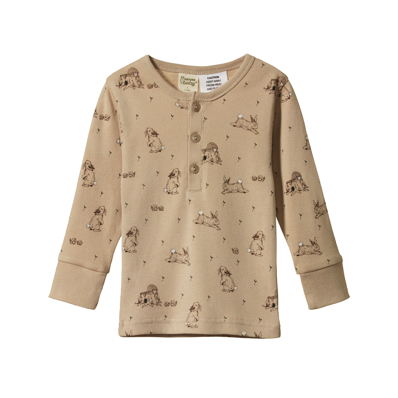 Nature Baby Long Sleeve Pyjamas 2pc - Forest Friends Print