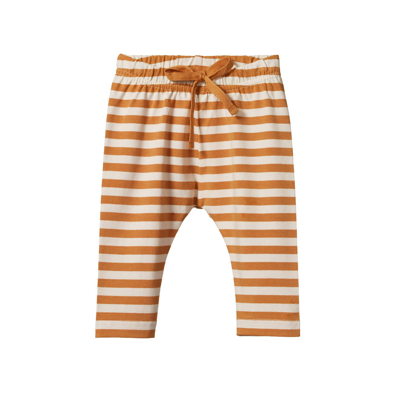 Nature Baby Sunday Pants - Straw Sea Stripe