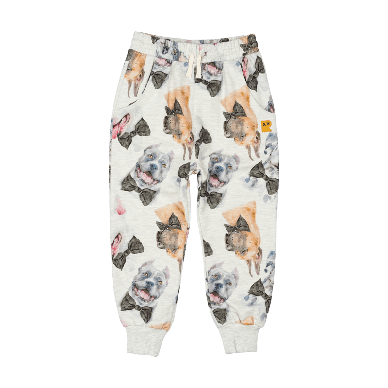 Rock Your Baby Black Tie Pups Trackies